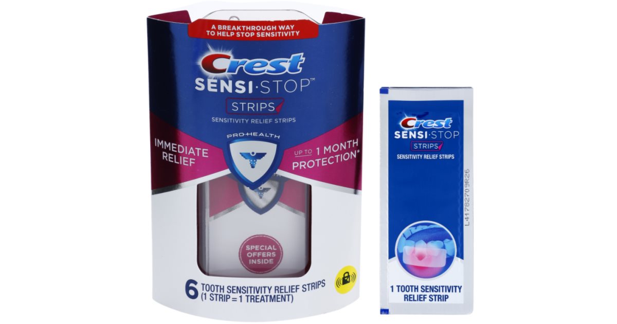 Crest Sensi Stop Strips For Sensitive Teeth Uk 