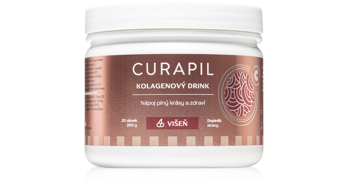 Curapil Kolagenový drink - sour cherry Pulver zur Herstellung von ...
