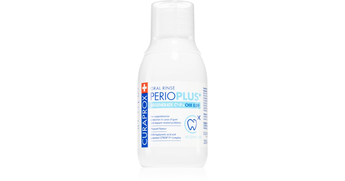 Curaprox Rastvori Curaprox Perio Plus+ Regenerate 0.09 CHX вода за уста | notino.bg
