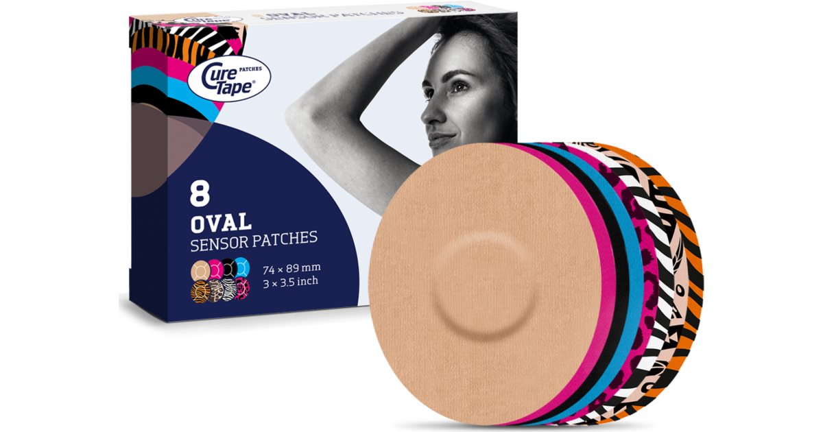 CureTape® Sensor Patches Art Mix stretchy medical cover plaster ...