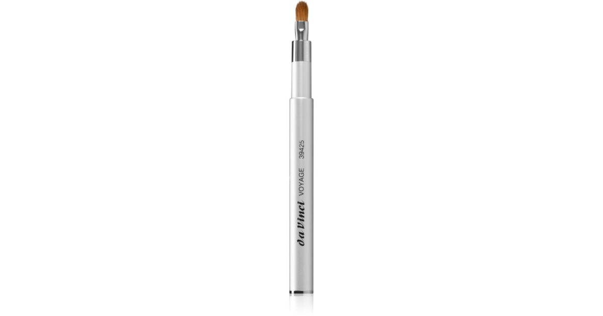 2 Stück Einziehbare Lippenpinsel – Metall, Weiche Borsten, 110 Mm, Für Make-up Unterwegs