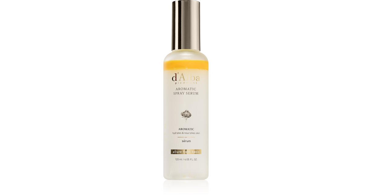 d'Alba White Truffle First Aromatic Spray Serum intensely hydrating