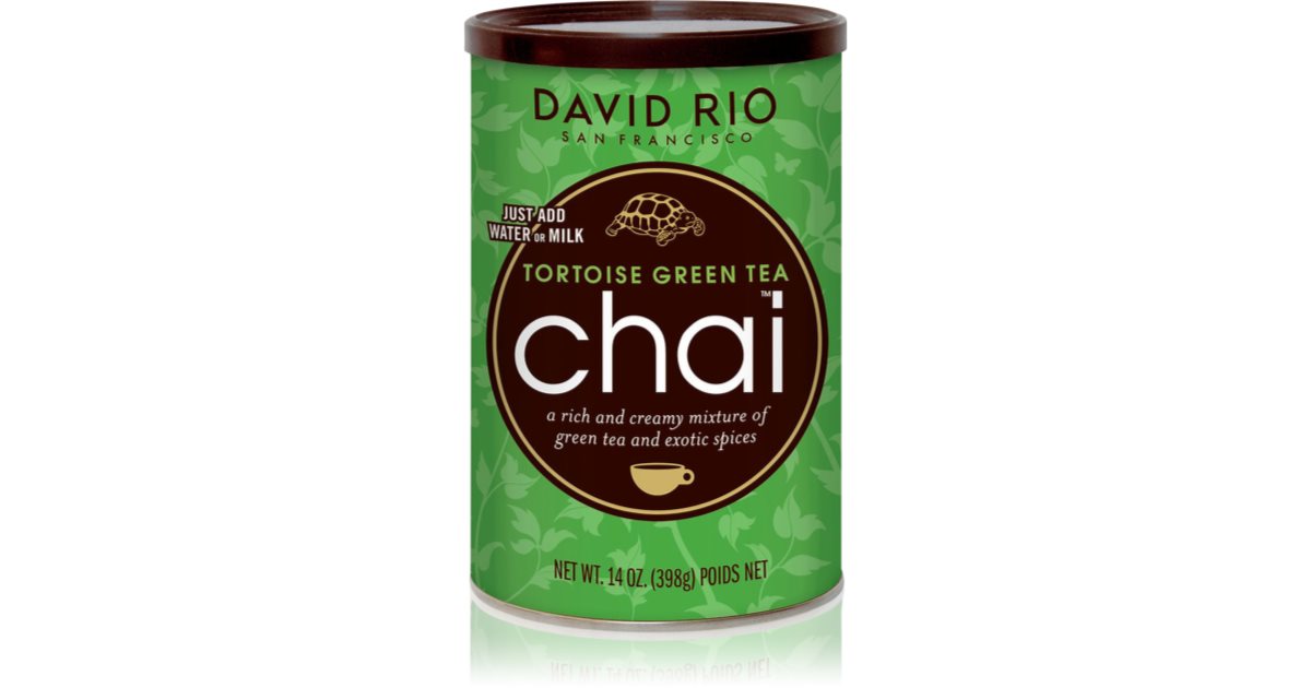 David Rio Tortoise Green Tea Chai Pulver zur Herstellung von Getränken ...