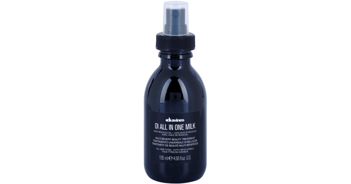 Lait Tout-en-un Davines Oi - 50 Ml, Sans Rinçage, Pour Brillance Et Douceur