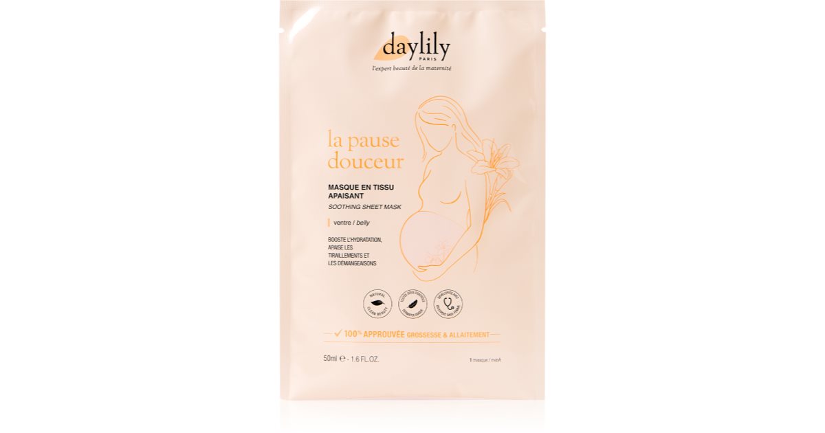 Daylily Mask In Sooting Fabric sheet mask for pregnancy notino.co.uk