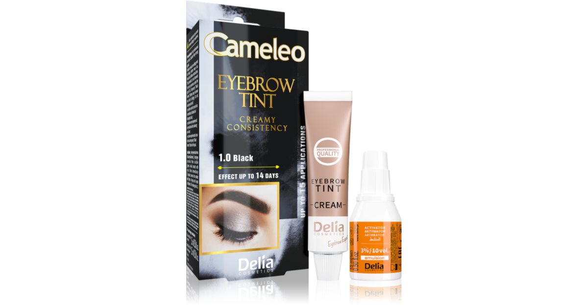 Delia Cosmetics Cameleo Professional Cream Eyebrow Colourant ammonia
