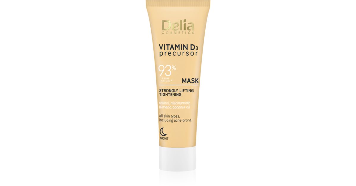 Delia Cosmetics Vitamin D3 Precursor lifting mask night notino.co.uk