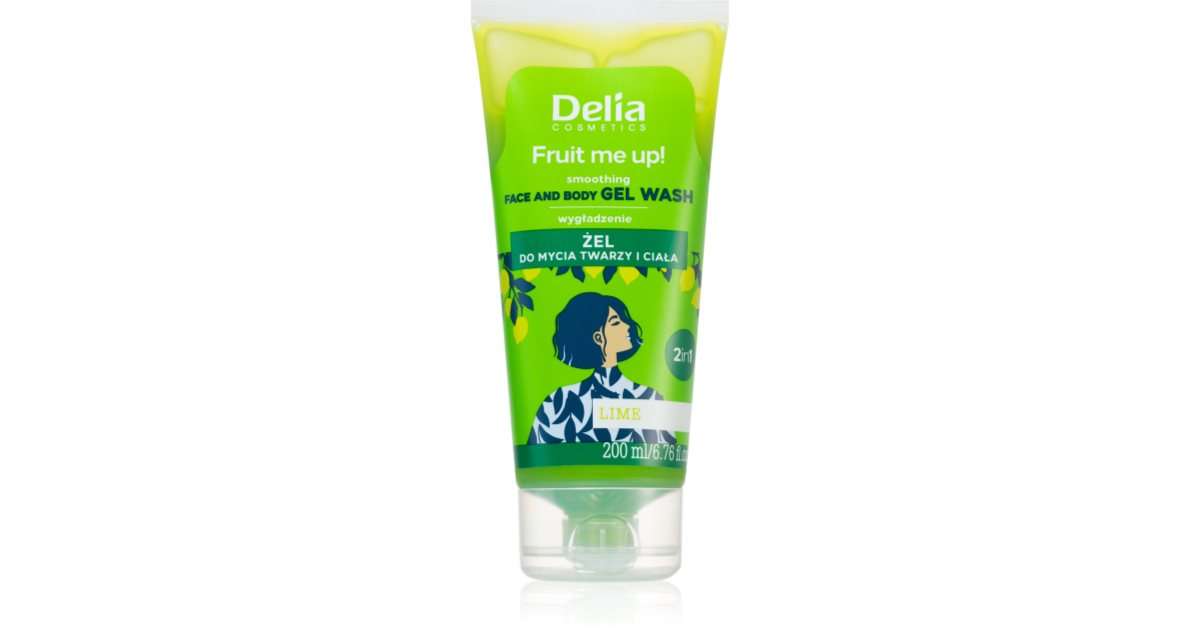 Delia Cosmetics FRUIT ME UP! cleansing gel for face and body notino.co.uk