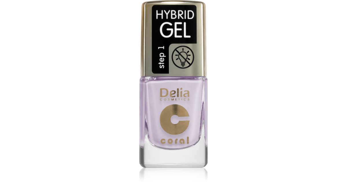Delia Cosmetics Coral Hybrid Gel vernis à ongles gel sans lampe UV/LED notino.fr