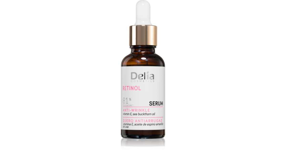 Crème Visage Delia Retinol Therapy à L'acide Hyaluronique - Anti-rides - Lot De 2, Neuf