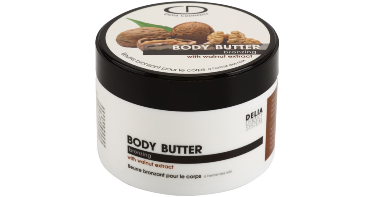 Delia Cosmetics Dermo System SelfTanning Body Butter with Nut Extract notino.co.uk