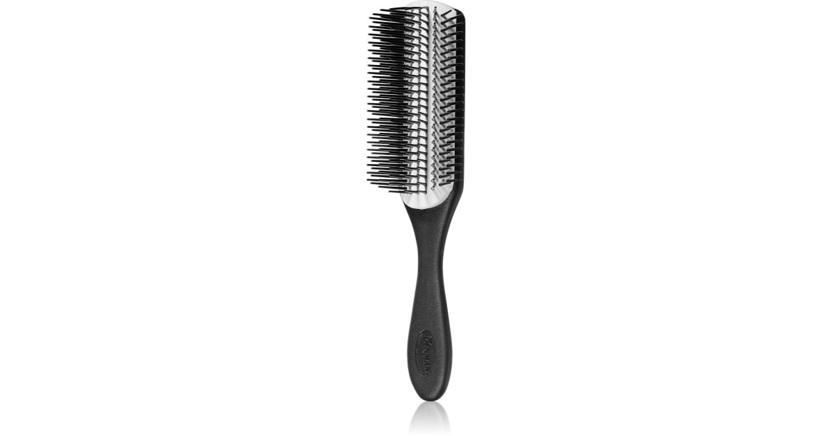 7 Rows Denman D3 Original Styler 7 Row Black/White Hårbørste | notino.dk