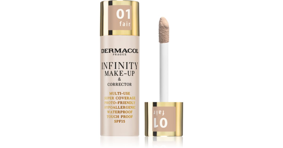 Dermacol Infinity Fond De Teint Haute Couvrance Spf Notino Fr