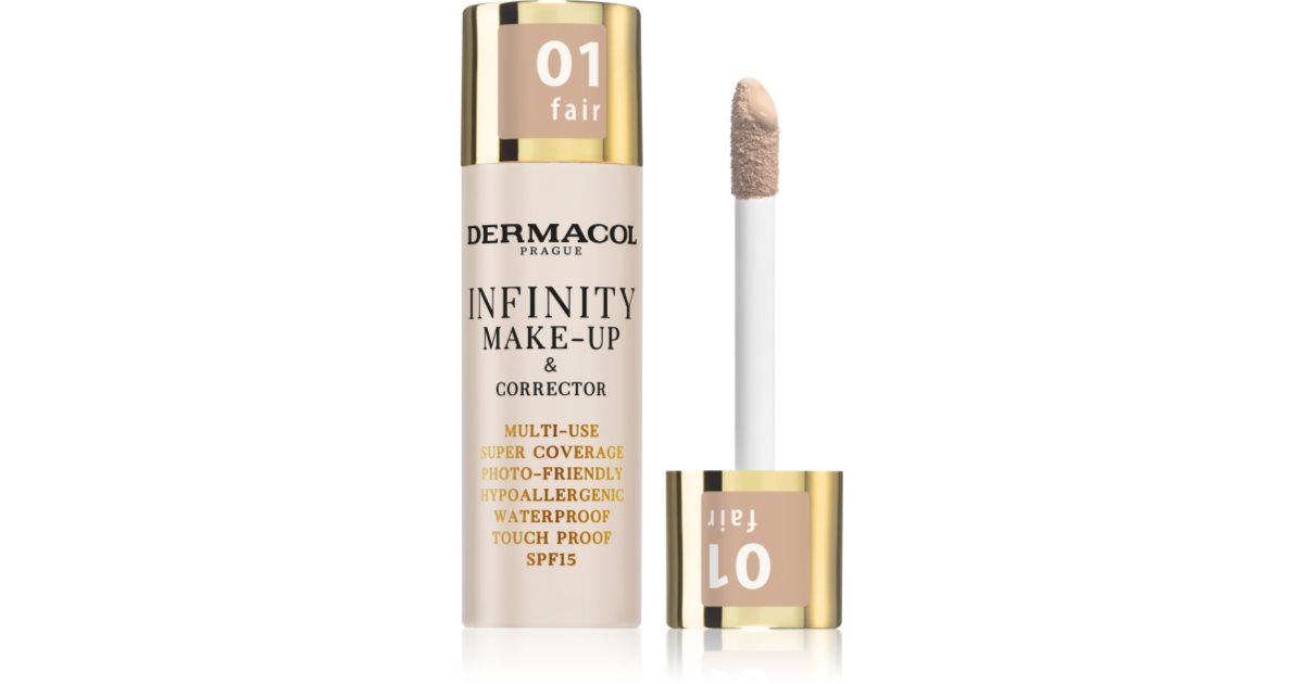 Spf Infinity Dermacol Infinity podkład mocno kryjący SPF 15