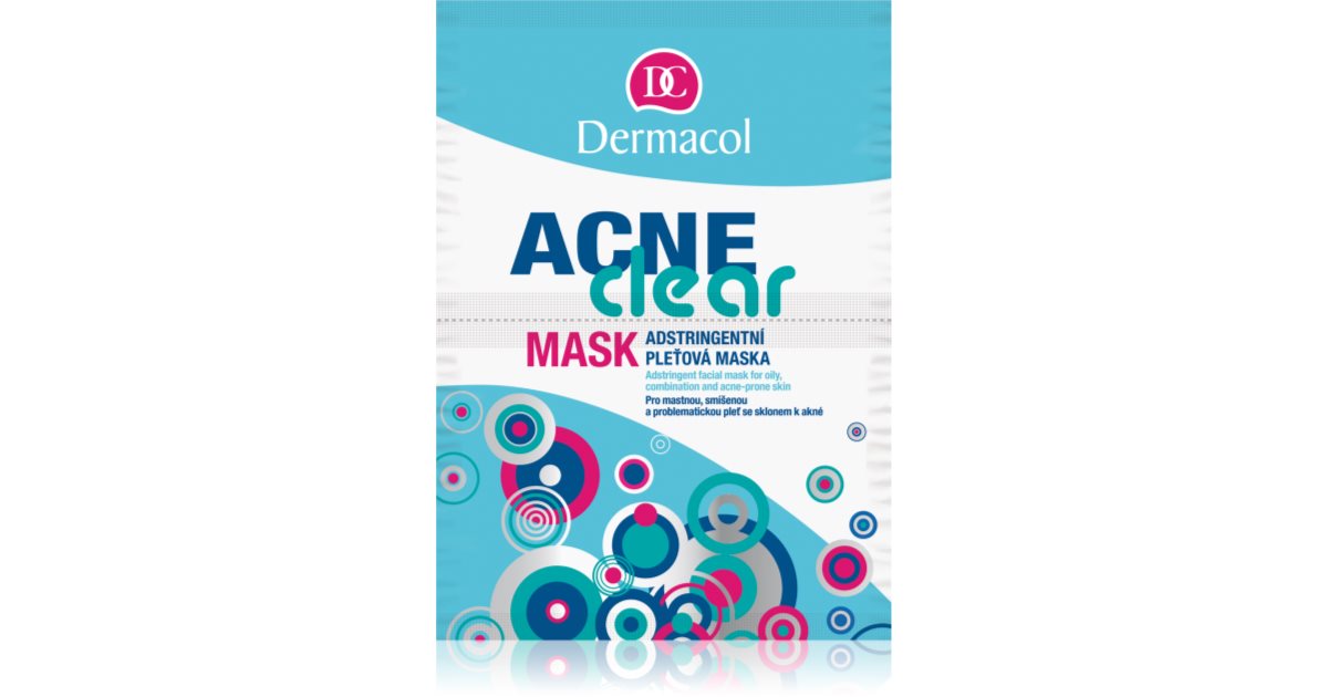 Dermacol Acne Clear Face Mask for problem skin, acne notino.ie