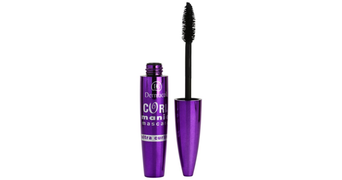Dermacol Curl Mania mascara per ciglia allungate e curve volumizzante ...