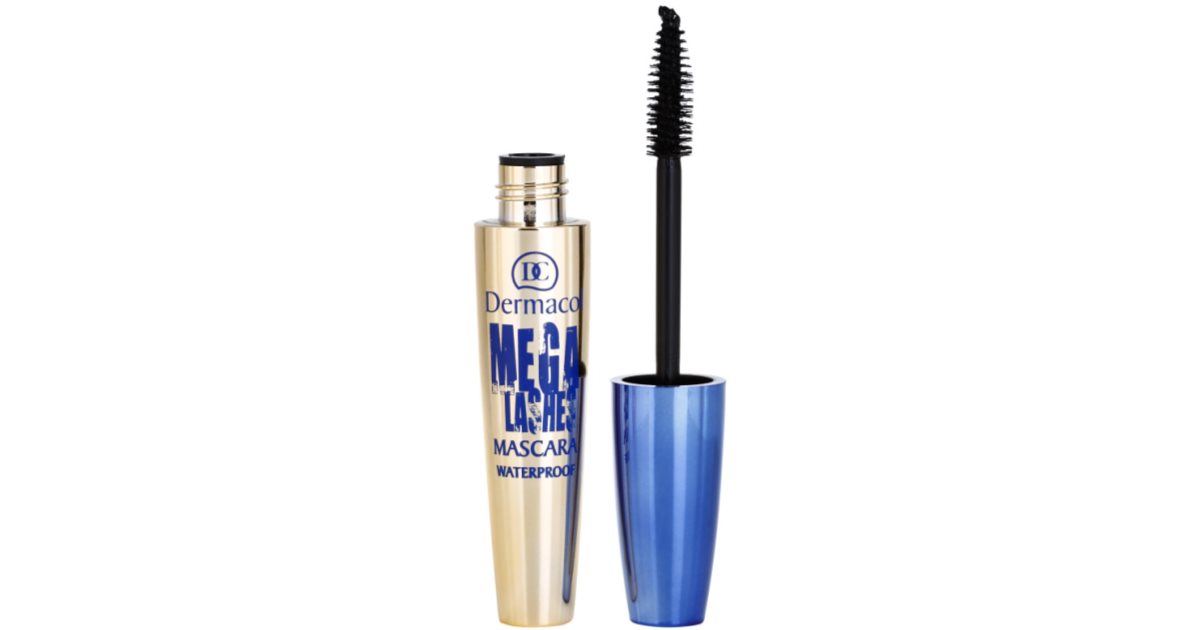 Dermacol Mega Lashes Máscara Resistente à água Para Dar Volume Notinopt 