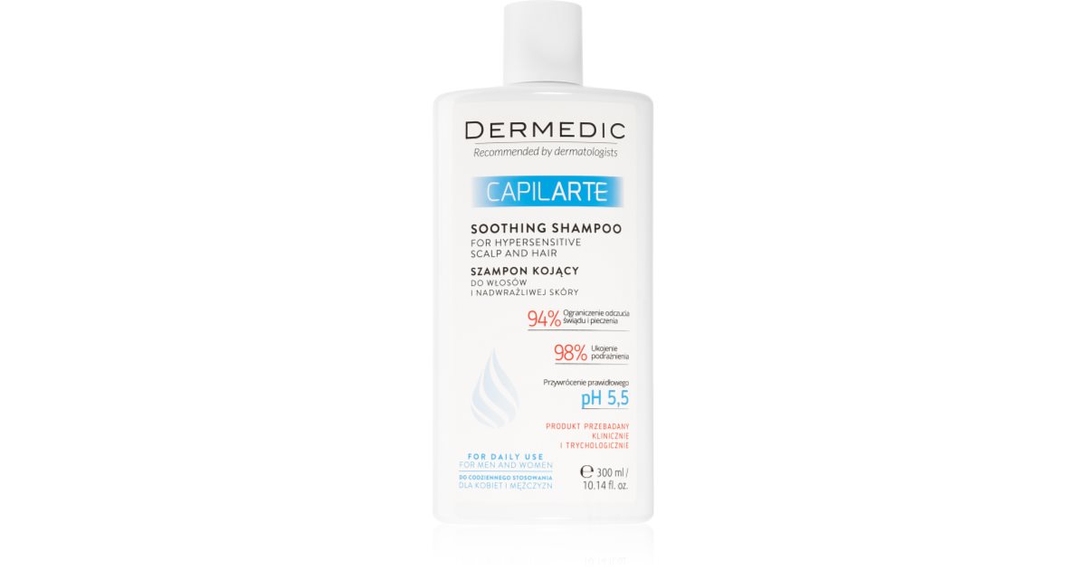 Dermedic Capilarte Soothing Shampoo for Sensitive Scalp notino.co.uk