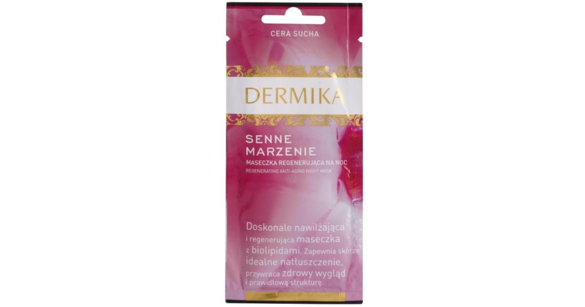 Dermika Night Dream Mascarilla De Noche Regeneradora Para Pieles Secas