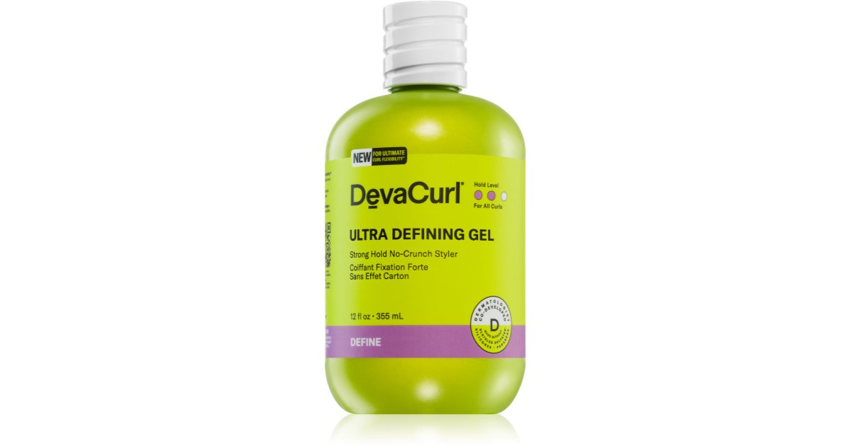 DevaCurl Ultra Defining Hair Gel – Feuchtigkeitsspendend, Für Lockiges Haar, 7 Cm Tube