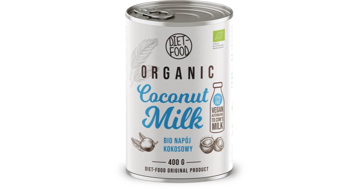Diet-Food Coconut Milk 17% BIO Kokosnussmilch in BIO-Qualität ️ notino.de