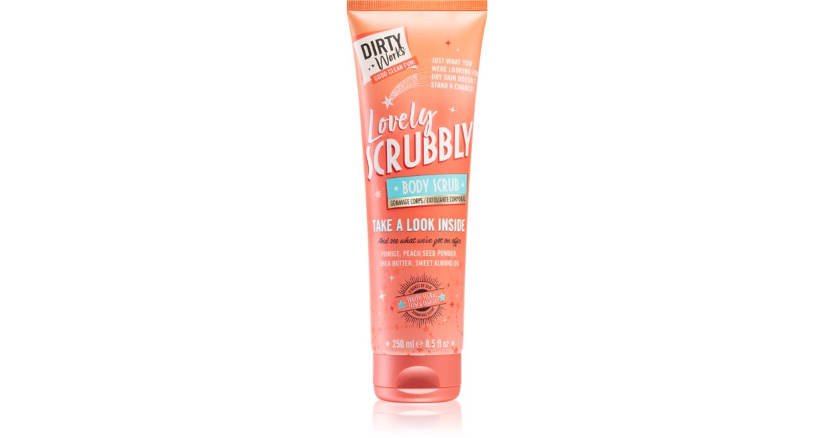 Dirty Works Lovely Scrubbly Moisturising Body Scrub notino.co.uk