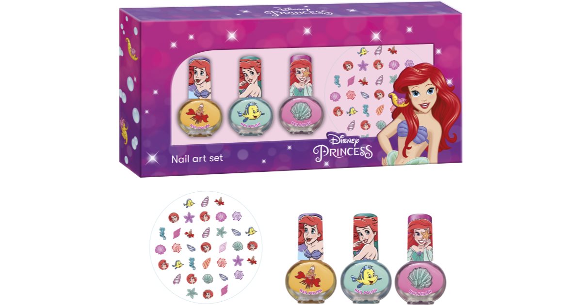 Disney Ariel Nail Art set (pro děti) notino.cz