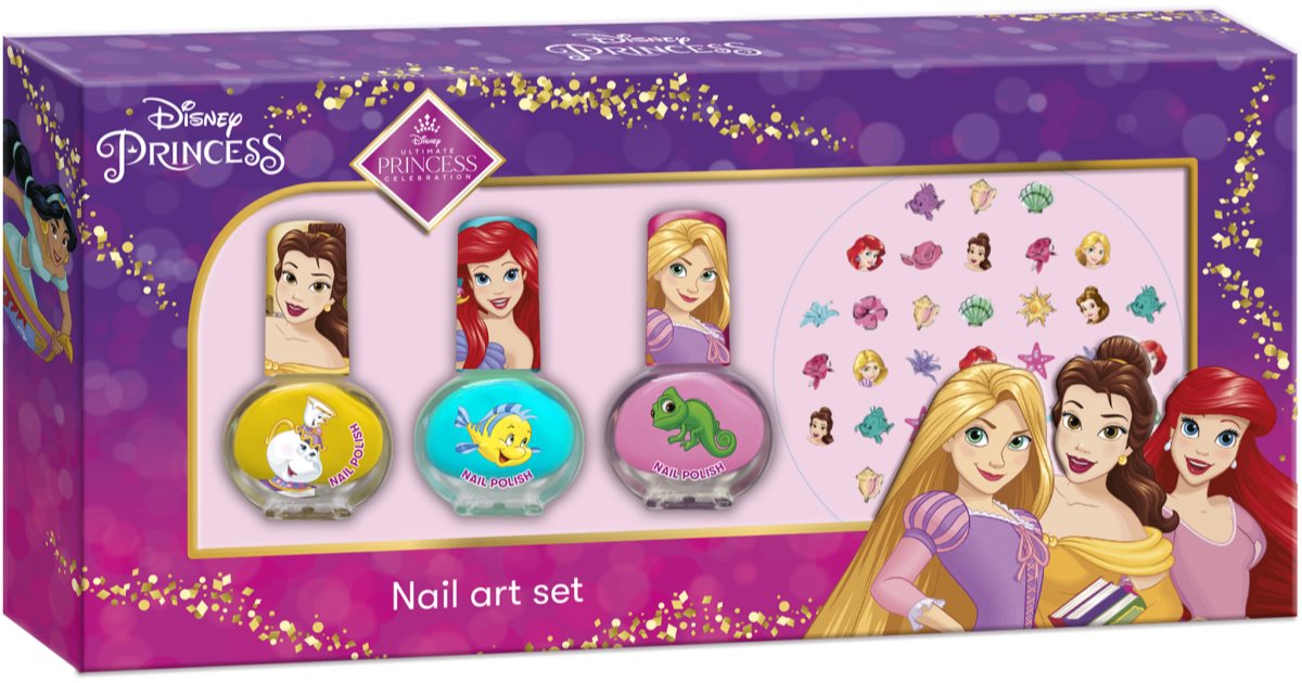 Disney Princess Nail Art Set Zestaw Upominkowy Dla Dzieci