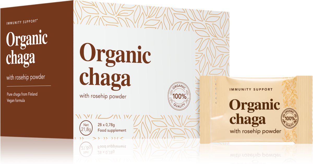 DoktorBio Organic chaga with rosehip powder Pulver zur Herstellung von ...