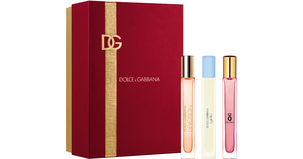 Dolce and gabbana red perfume gift set online