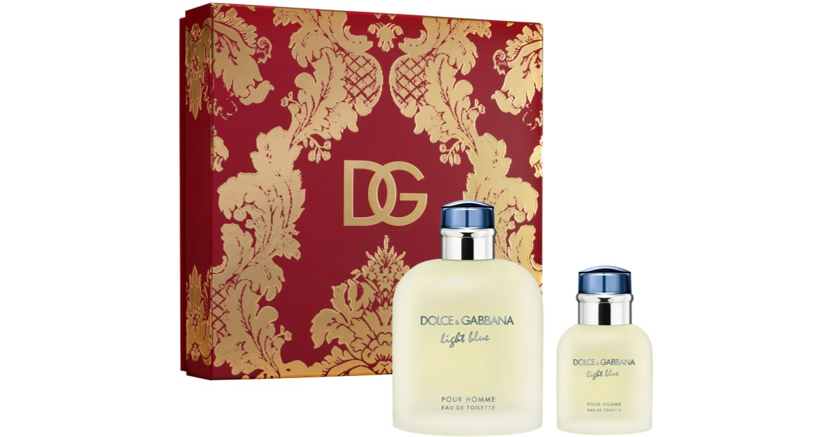 Dolce & gabbana light blue perfume gift set best sale