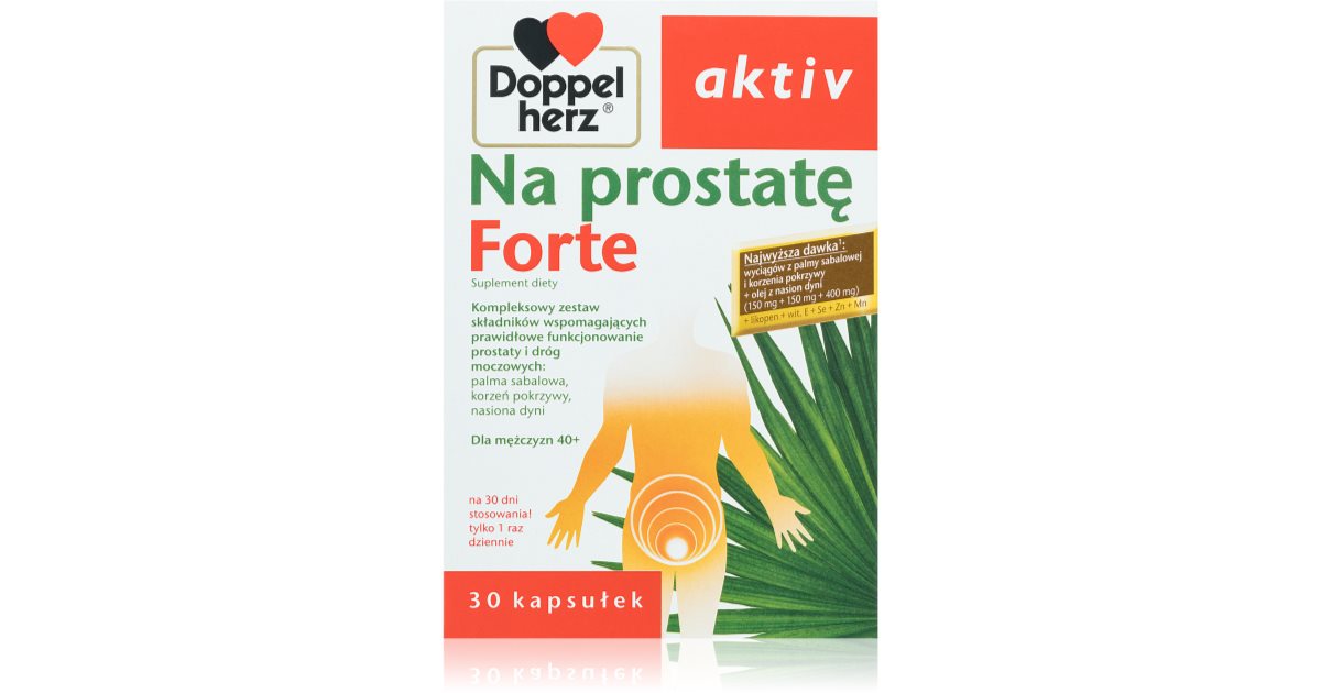 Doppelherz Aktiv Na Prostatę Forte Kapsułki Przy Problemach Z Prostatą