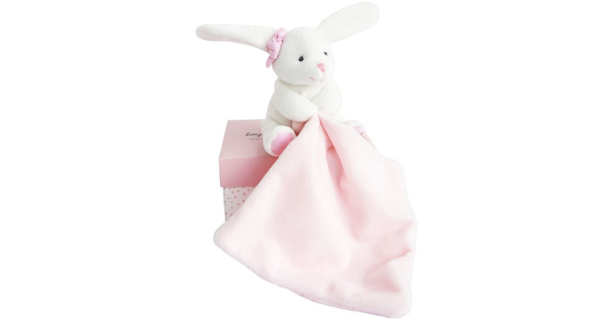 Doudou Gift Set Pink Rabbit Geschenkset für Kinder ab der Geburt ️ ...