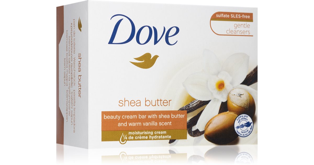 Dove Shea Butter & Vanilla čistilno trdo milo | notino.si