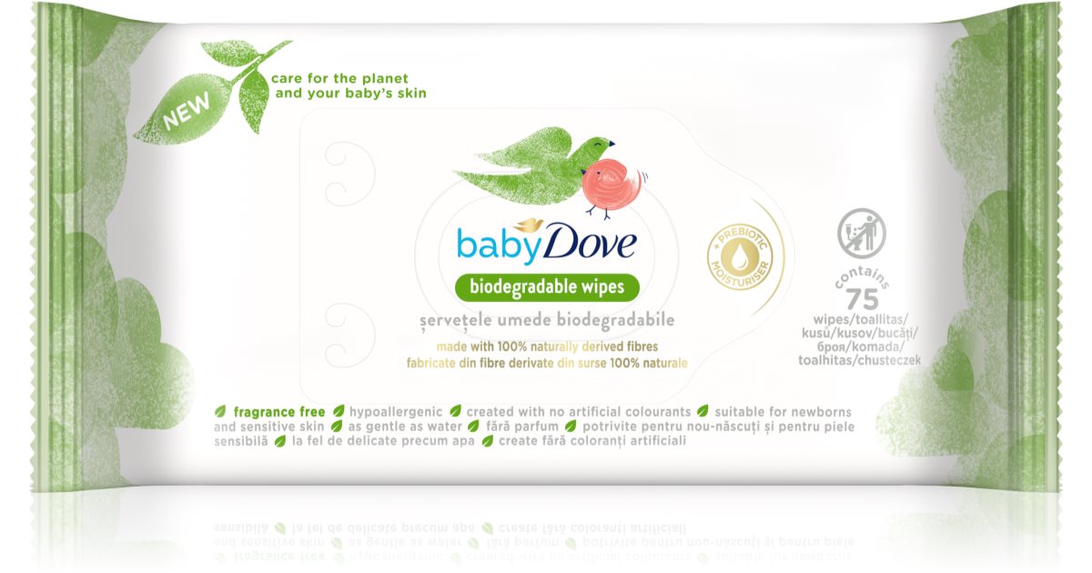 Dove sales biodegradable wipes