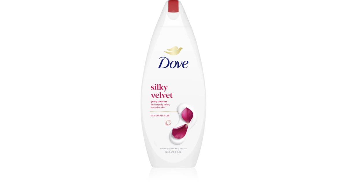 Dove Bad 700 Seide Duschgel – Pflegendes Duschgel Mit 1/4 Feuchtigkeitscreme