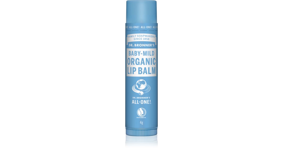 Dr. Bronner’s BabyMild Lip Balm balsamo labbra senza profumazione