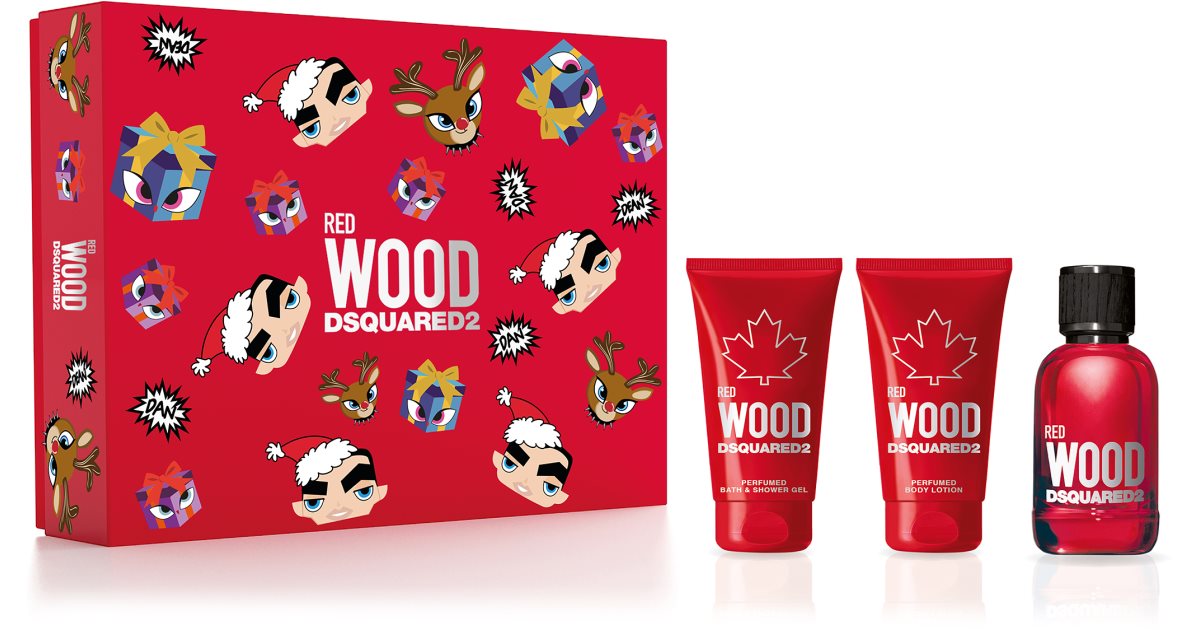 Red Wood by Dsquared2, 3 Piece Gift Set for Women main image 0