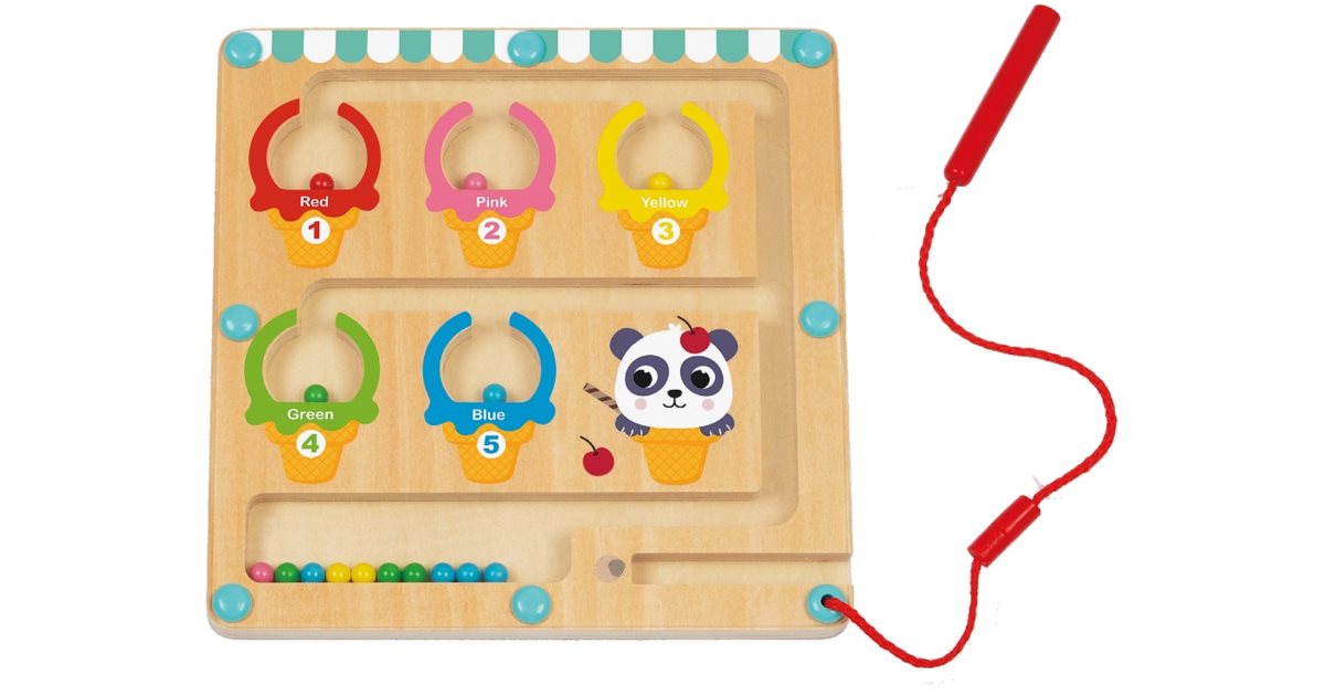 Small foot by Legler Mini Pinball Lion attività giocattolo