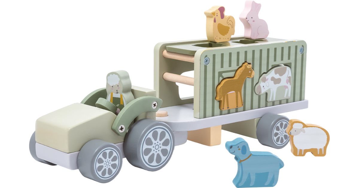PLAN TOYS - Set Animali Safari in Legno (12m+) - La bottega delle befane