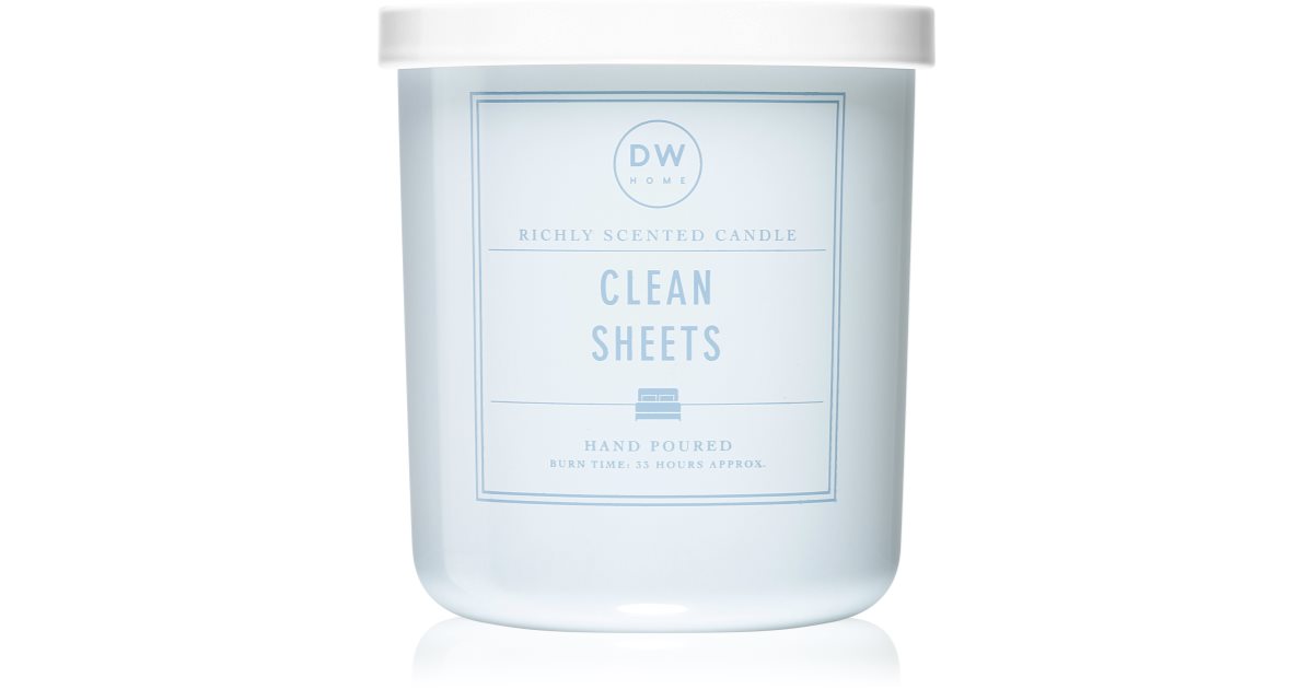 DW Home Signature Clean Sheets scented candle notino.ie