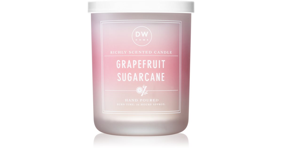 DW Home Signature Grapefruit Sugarcane geurkaars notino.nl