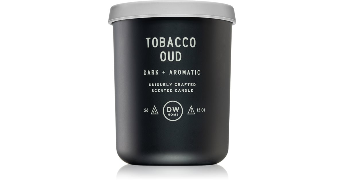 DW Home Text Tobacco Oud scented candle notino.ie