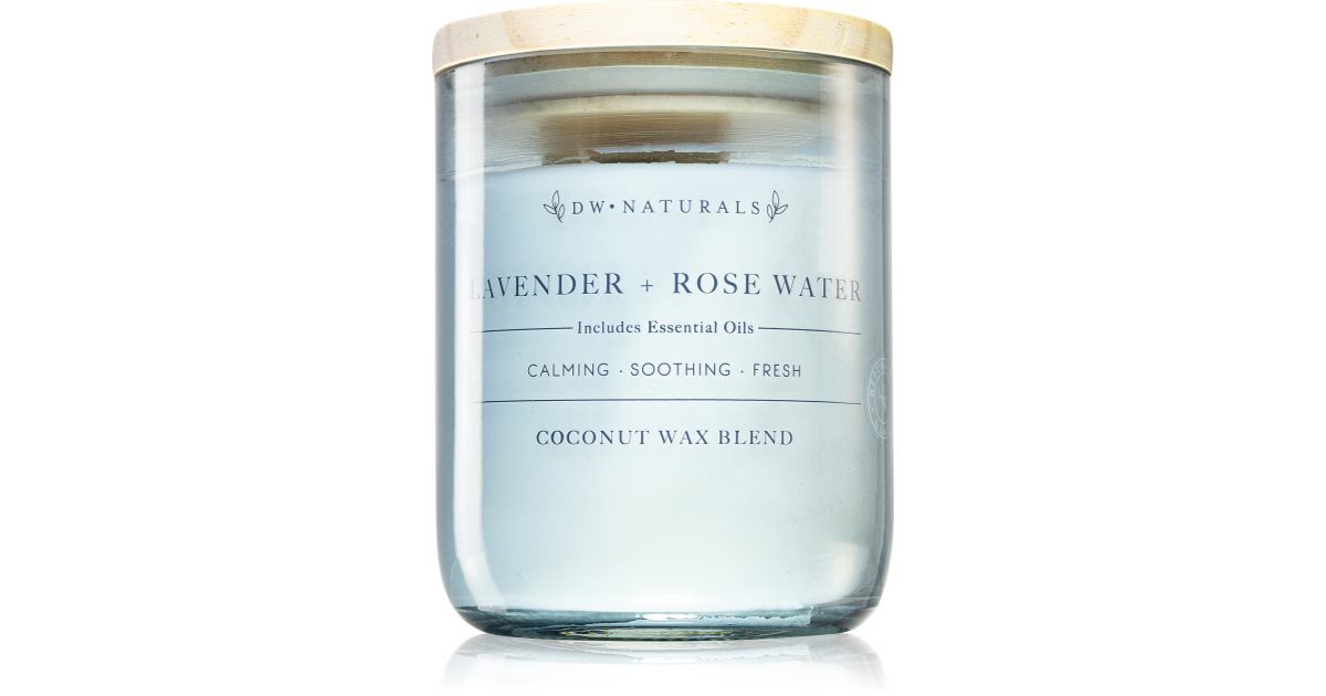 DW Home Naturals Lavender & Rose Water scented candle notino.co.uk