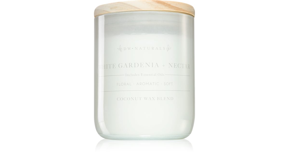 DW Home Naturals White Gardenia & Nectar scented candle notino.co.uk