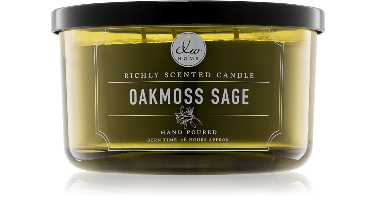 DW Home Oakmoss Sage scented candle notino.co.uk