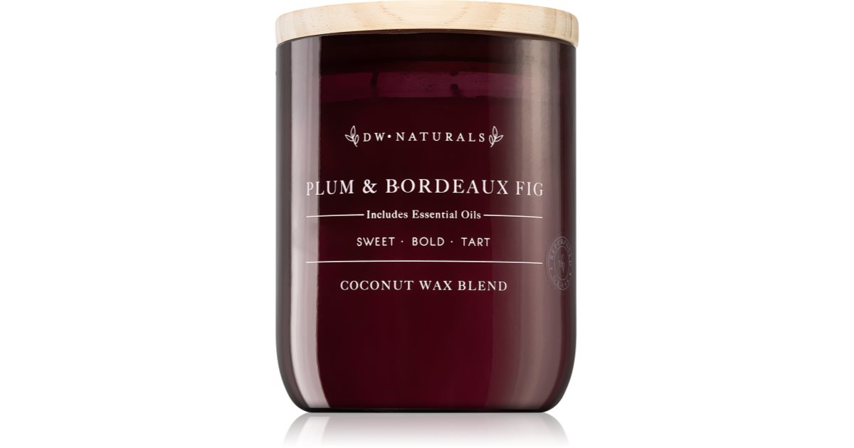 DW Home Naturals Plum & Bordeaux Fig scented candle notino.ie