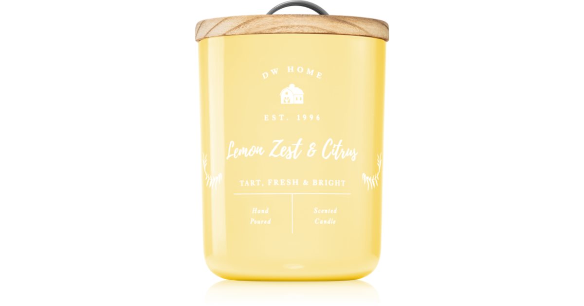DW Home Farmhouse Lemon Zest & Citrus duftlys Dufte til hjemmet DW