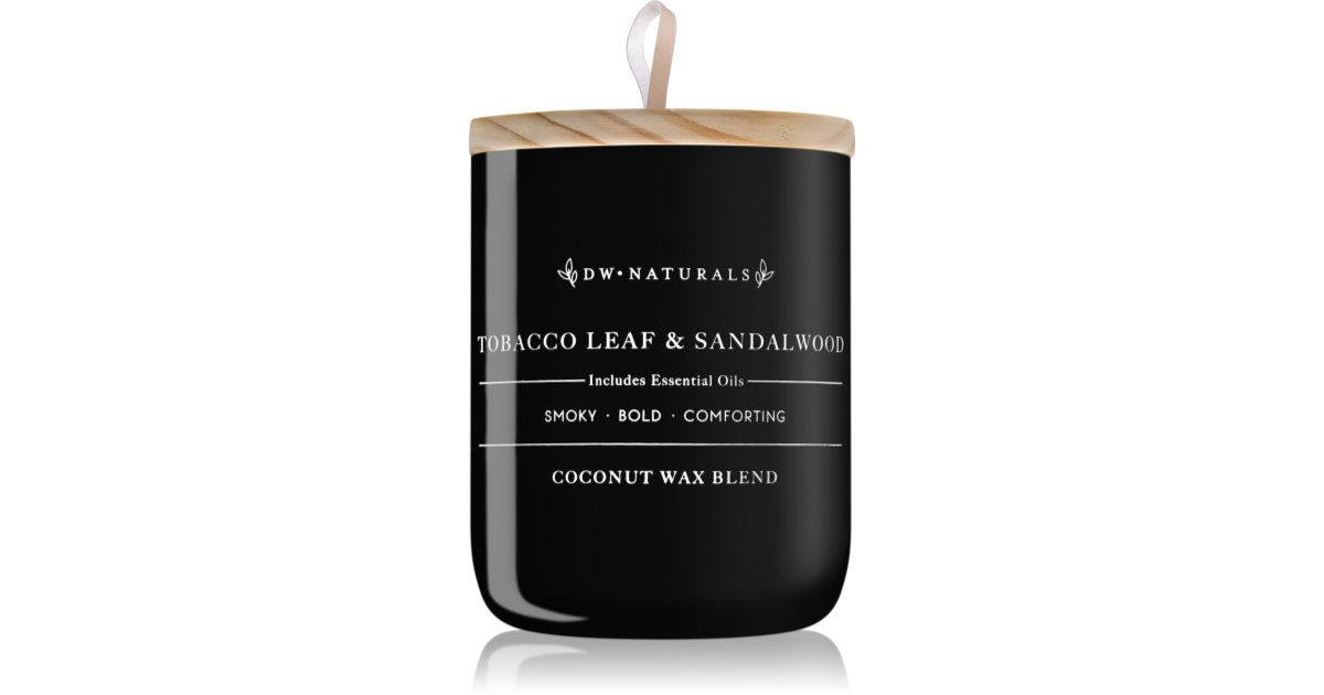 DW Home Tobacco Leaf + Sandalwood scented candle
