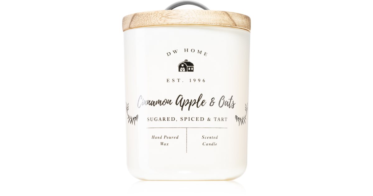 DW Home Farmhouse Cinnamon Apple & Oats bougie parfumée notino.fr